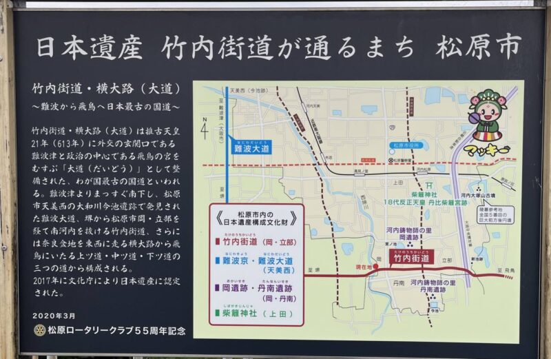 西除川の案内板の拡大写真